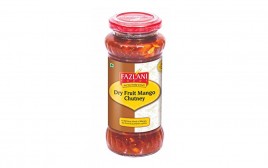 Fazlani Foods Dry Fruit Mango Chutney   Glass Jar  350 grams